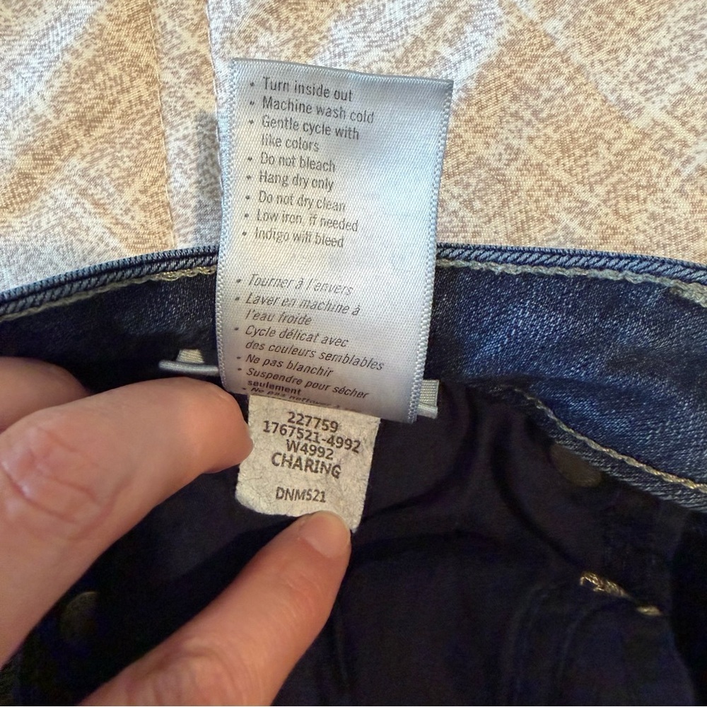 PAIGE Dark Wash Hoxton Ankle Jeans - Picture 5 of 5